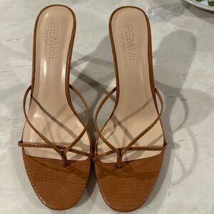 Femme LA heeled mules